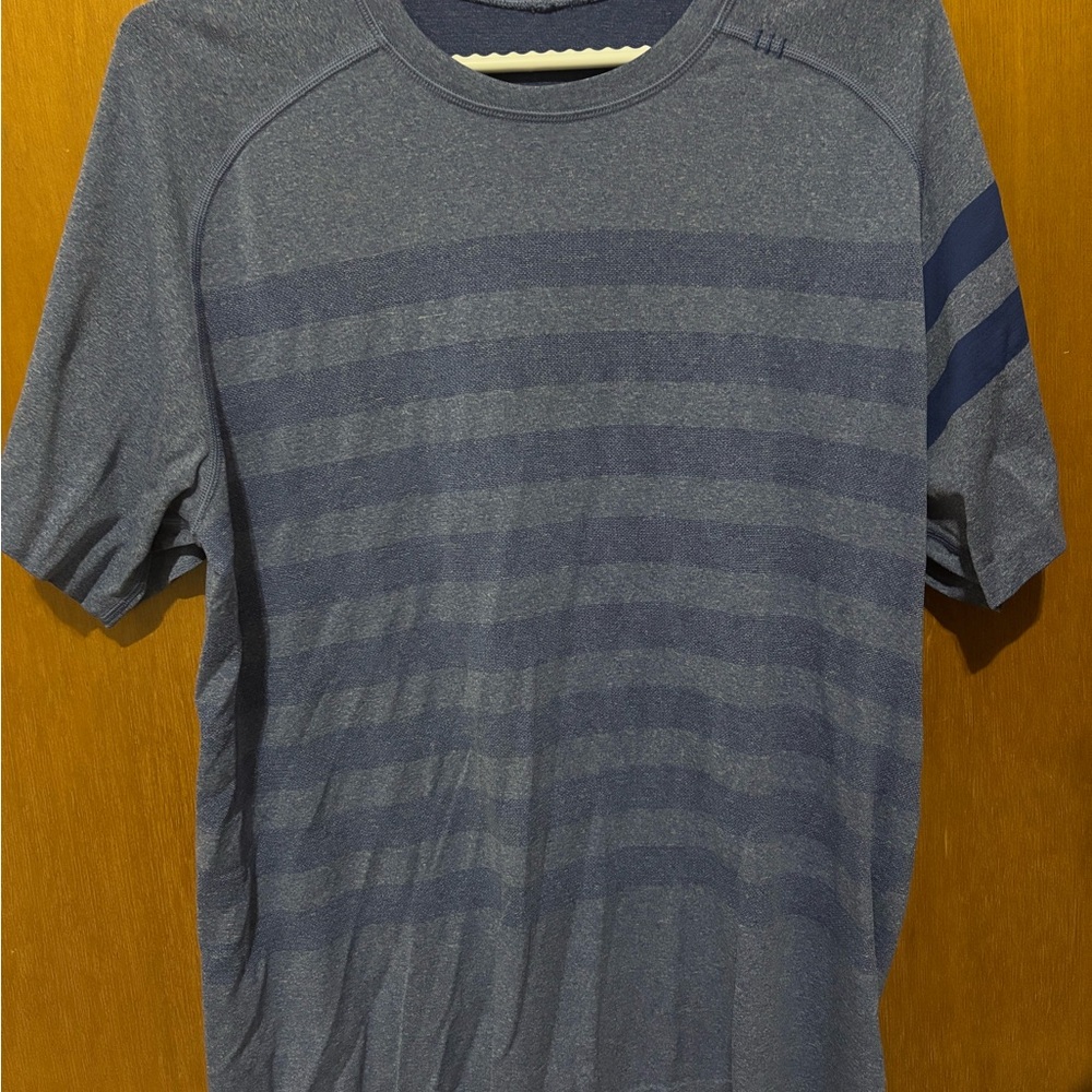 Men's Blue Striped Shirt